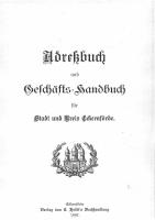 Adressbuch Eckernförde 1897